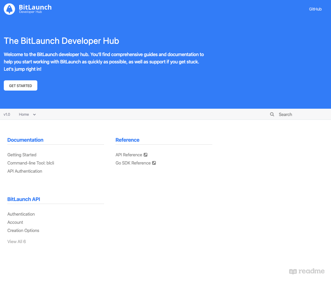 BitLaunch developer hub