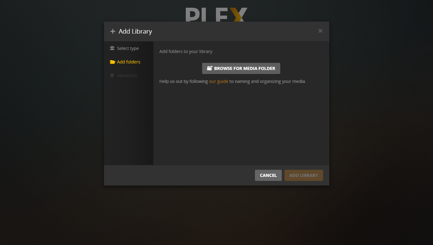 directory plex media player files on windows 10