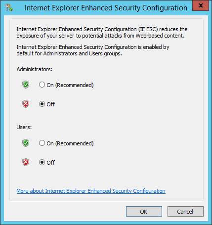 How to Disable Internet Explorer Enhanced Security on a Windows RDP Server