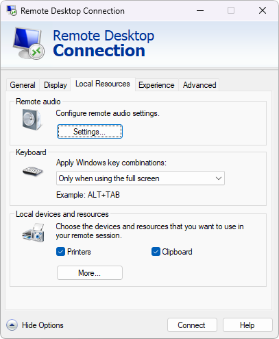 How to send the Ctrl + Alt + Del command in Windows RDP