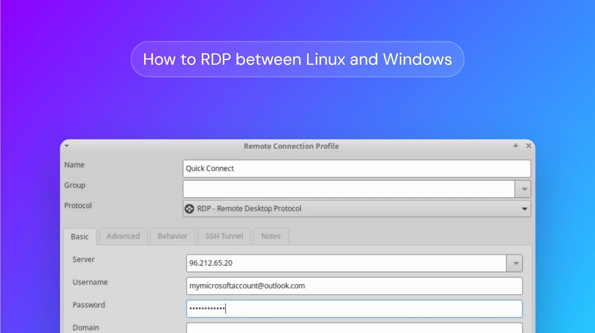 How to Remote Desktop from Linux to Windows (and vice versa)
