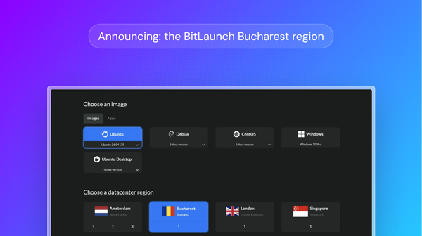 New BitLaunch region available: Bucharest, Romania